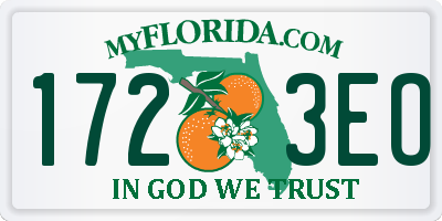 FL license plate 1723EO
