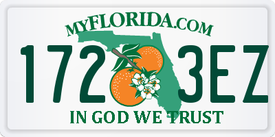FL license plate 1723EZ