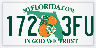 FL license plate 1723FU