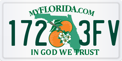 FL license plate 1723FV
