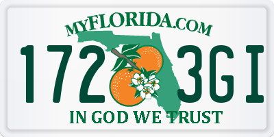 FL license plate 1723GI
