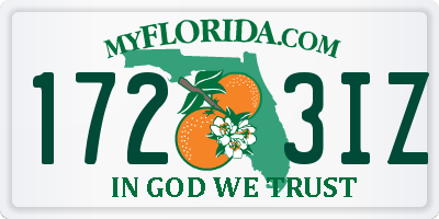 FL license plate 1723IZ
