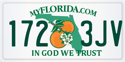 FL license plate 1723JV