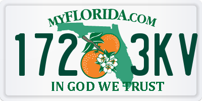 FL license plate 1723KV