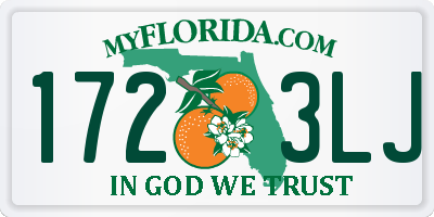 FL license plate 1723LJ