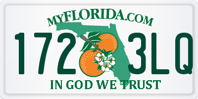 FL license plate 1723LQ