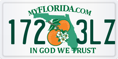 FL license plate 1723LZ
