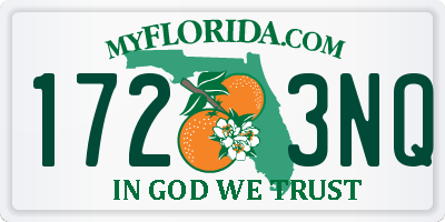 FL license plate 1723NQ