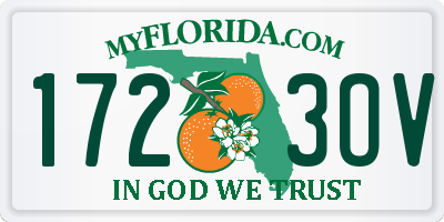 FL license plate 1723OV