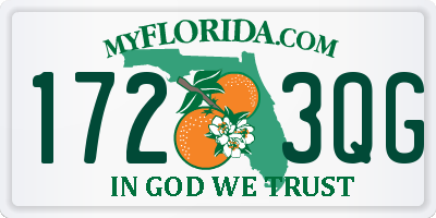 FL license plate 1723QG