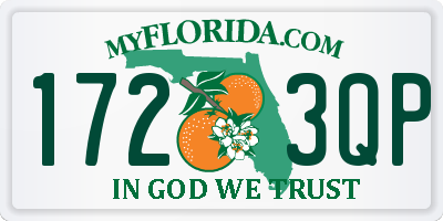 FL license plate 1723QP
