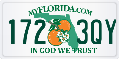 FL license plate 1723QY