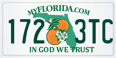 FL license plate 1723TC