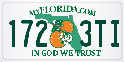 FL license plate 1723TI