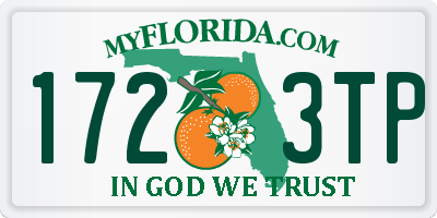 FL license plate 1723TP
