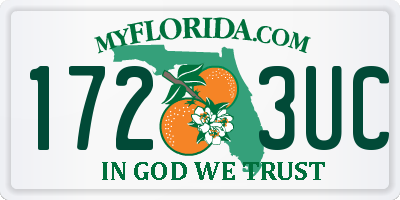FL license plate 1723UC