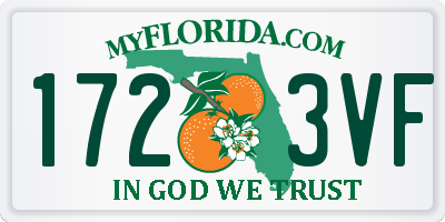 FL license plate 1723VF