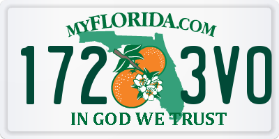 FL license plate 1723VO
