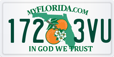 FL license plate 1723VU