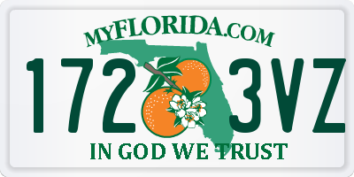 FL license plate 1723VZ