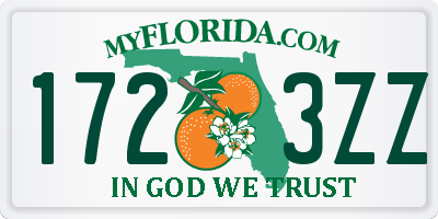 FL license plate 1723ZZ