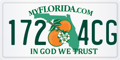 FL license plate 1724CG