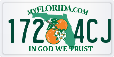 FL license plate 1724CJ