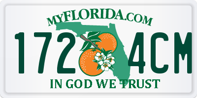 FL license plate 1724CM