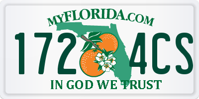 FL license plate 1724CS