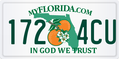 FL license plate 1724CU