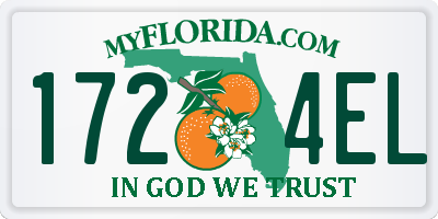 FL license plate 1724EL