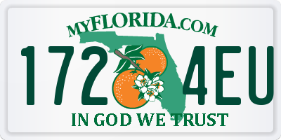 FL license plate 1724EU