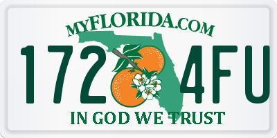 FL license plate 1724FU
