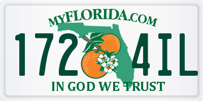 FL license plate 1724IL