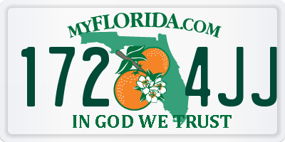 FL license plate 1724JJ