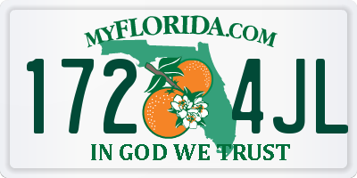 FL license plate 1724JL