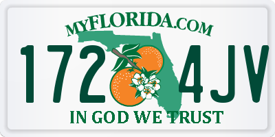FL license plate 1724JV