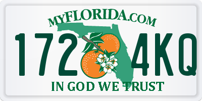 FL license plate 1724KQ
