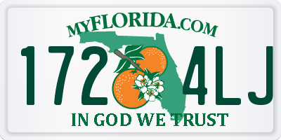 FL license plate 1724LJ