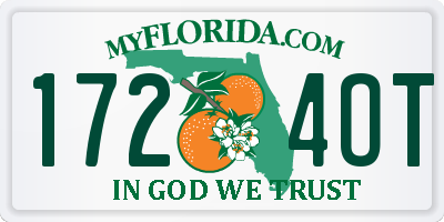 FL license plate 1724OT