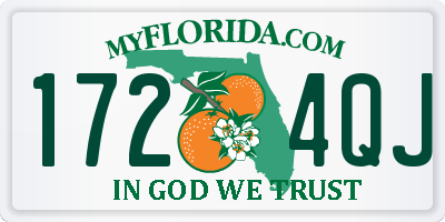 FL license plate 1724QJ