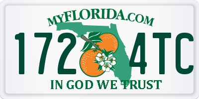 FL license plate 1724TC