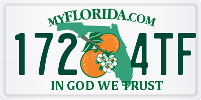 FL license plate 1724TF