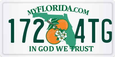 FL license plate 1724TG