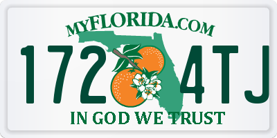 FL license plate 1724TJ