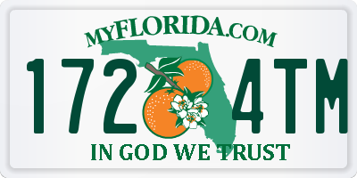 FL license plate 1724TM