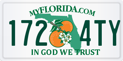 FL license plate 1724TY