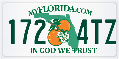 FL license plate 1724TZ
