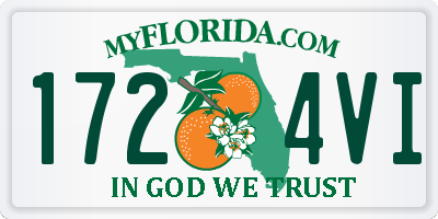 FL license plate 1724VI