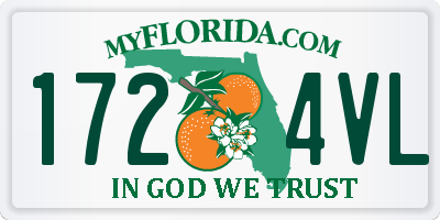 FL license plate 1724VL